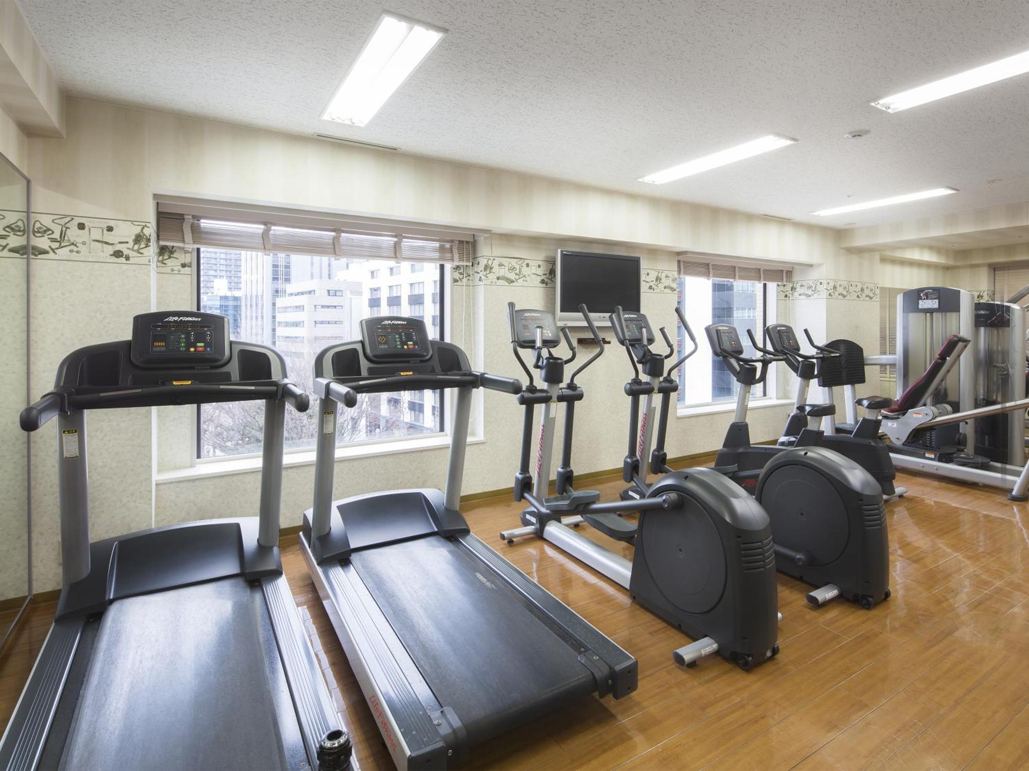 Nagoya Kanko Hotel Exterior foto A gym at a hotel